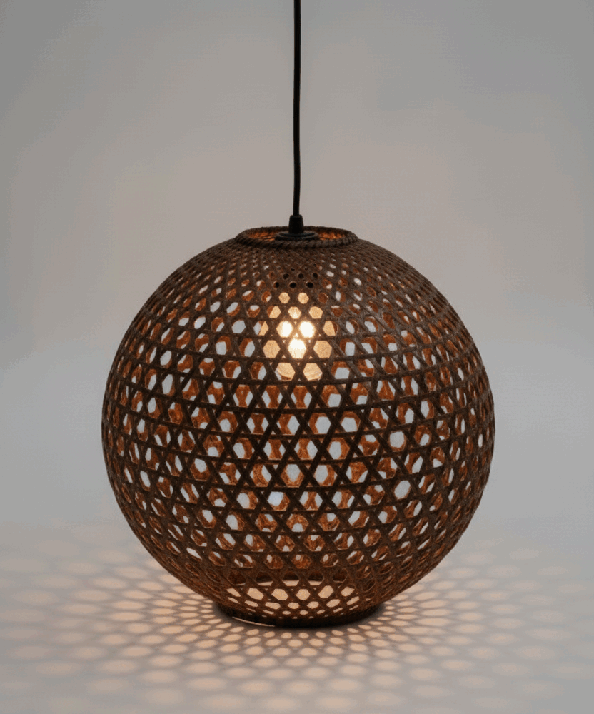 Lámpara Colgante 'Esfera Cacao'
