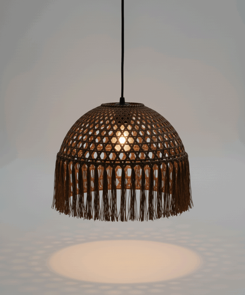 Lámpara Colgante con Flecos 'Ibiza'