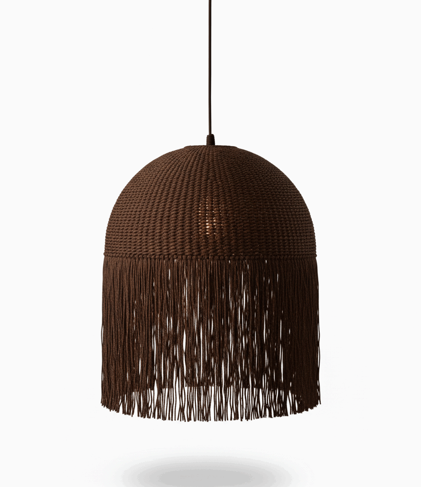 Lámpara Colgante "Bohème Fleco"