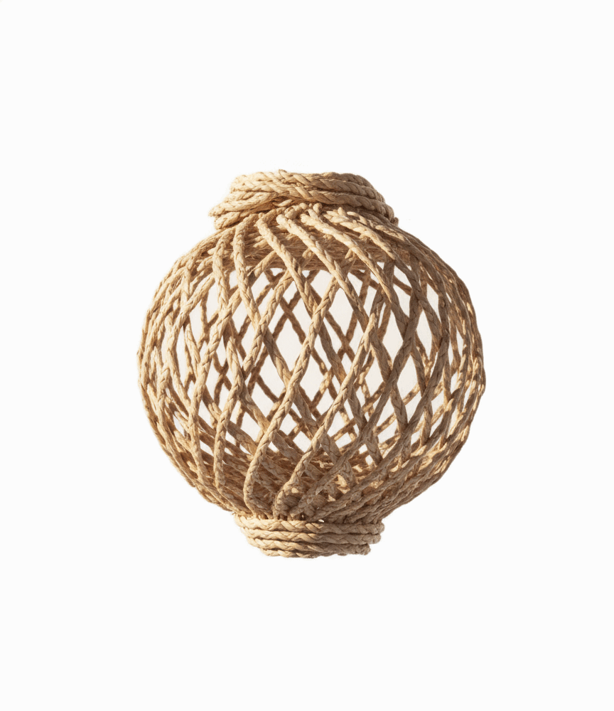 Lámpara “Sol de Mimbre”